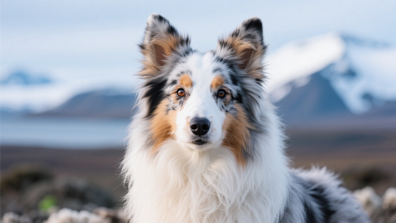 冰岛牧羊犬 主视图